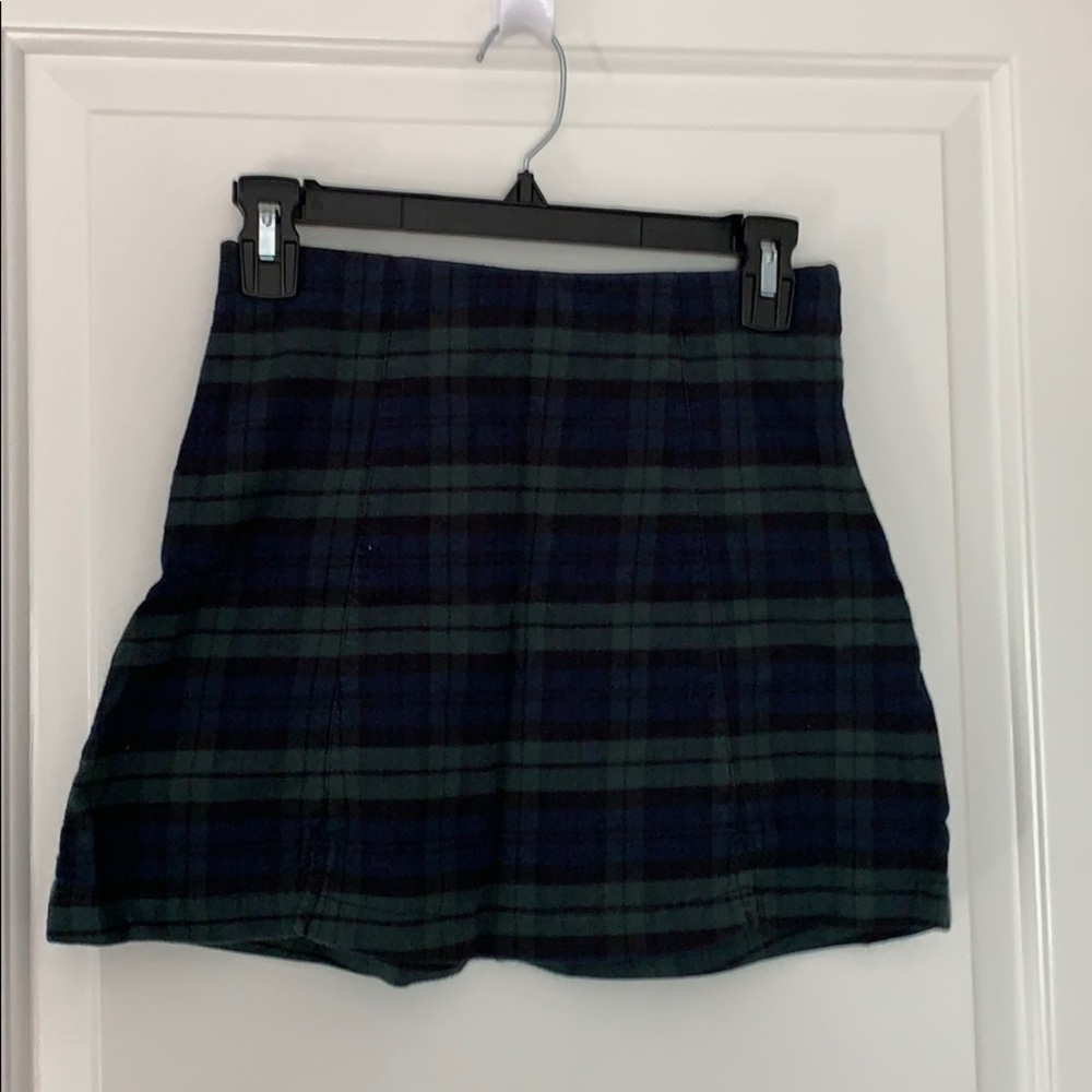 Paid mini skirt
